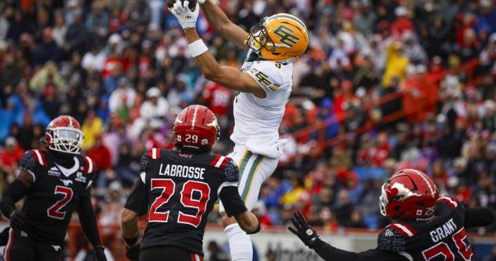 Elks win third in a row, down Stampeders 38-28