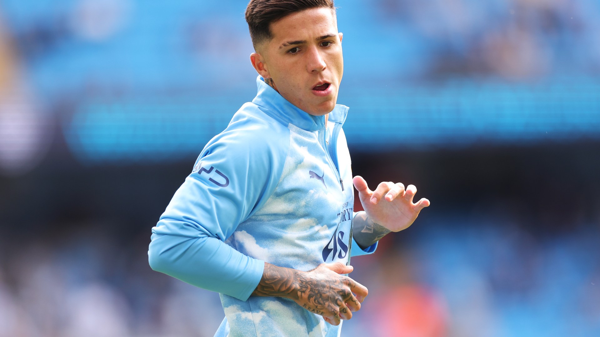 Enzo Fernandez gets shock last-minute Man City debut as England star forced to withdraw from starting XI with injury