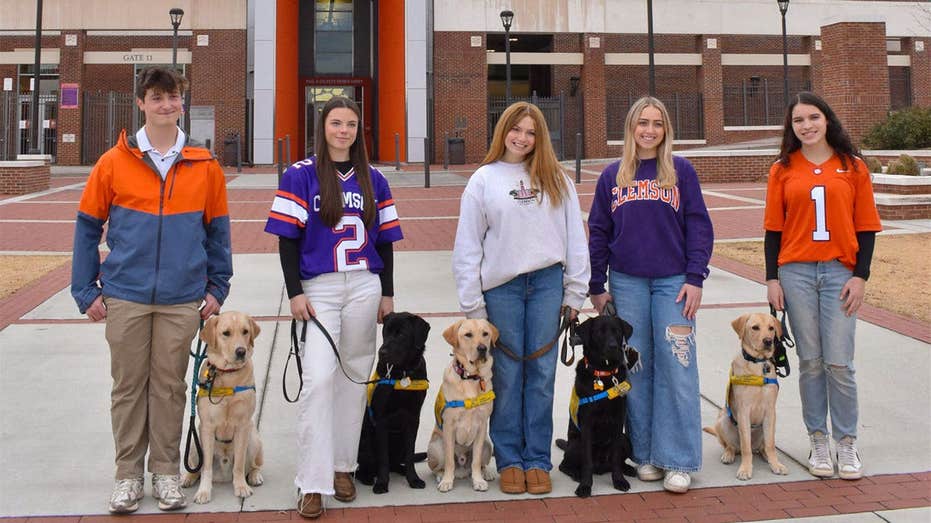 Even on opening weekend, football players at Clemson, LSU might be upstaged on campus by these furry friends