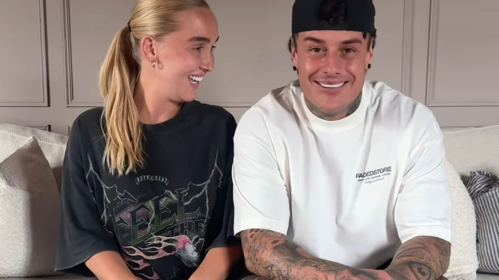 Ex On The Beach’s Helen and Chet Johnson reveal name of their fifth baby – just days after star gave birth