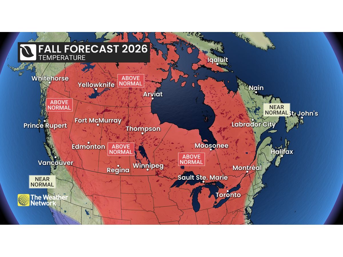 Exceptional El Niño set to deliver an extended fall season to Canada