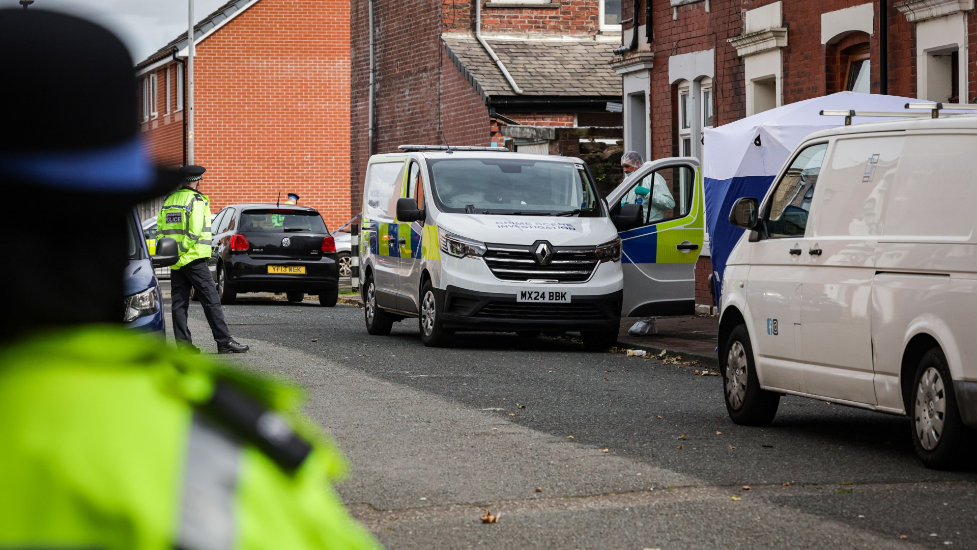 Family pay tribute to ‘inseparable’ couple found dead by their carer as cops question man over horror stabbing