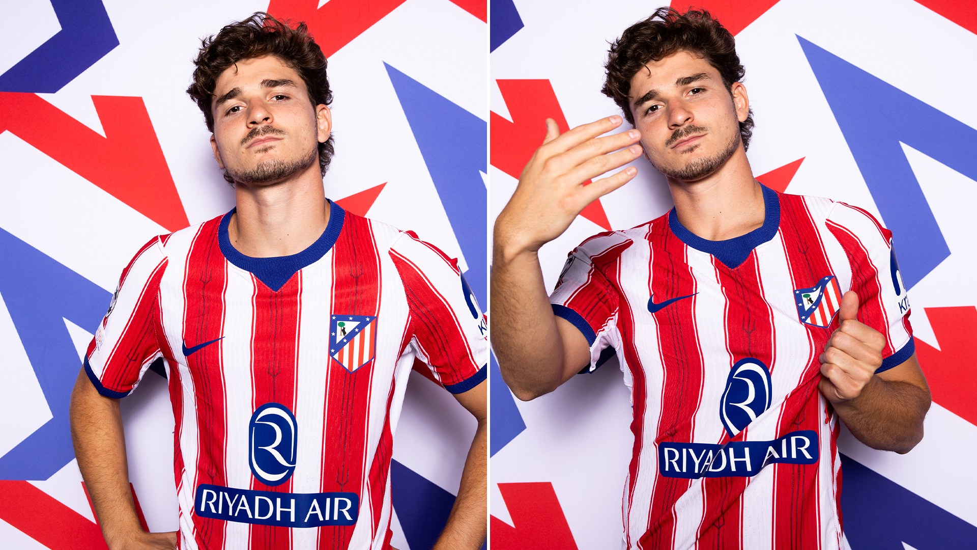 Fans in stitches at Julian Alvarez’s ‘hostage photos’ as Atletico Madrid release official snaps after transfer saga