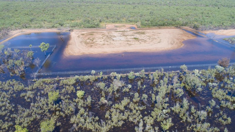 Fears ‘toxic’ fracking wastewater ponds could overflow into Kimberley river