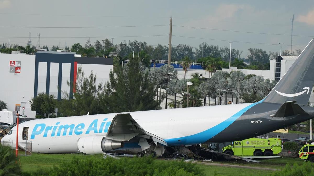 Five killed in Amazon Prime Air cargo jet crash
