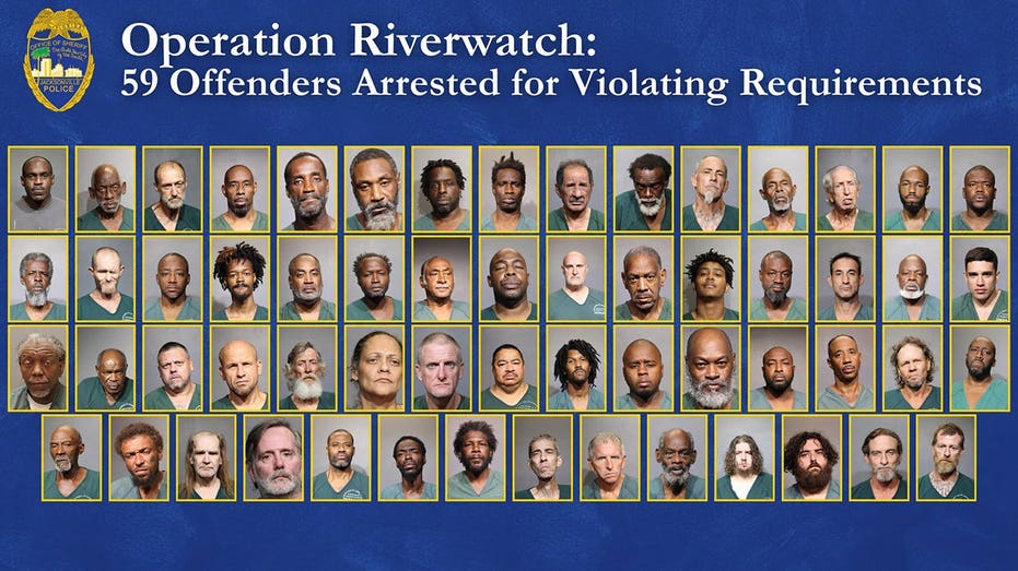 Florida sheriff's office arrests 59 sex offenders in joint operation with US Marshals