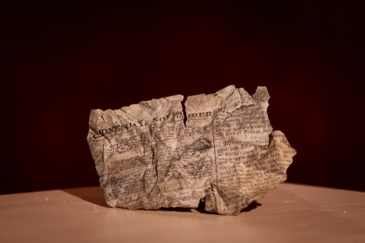 Fragment of the Standard from 1889 discovered beneath floorboards of Buckingham Palace