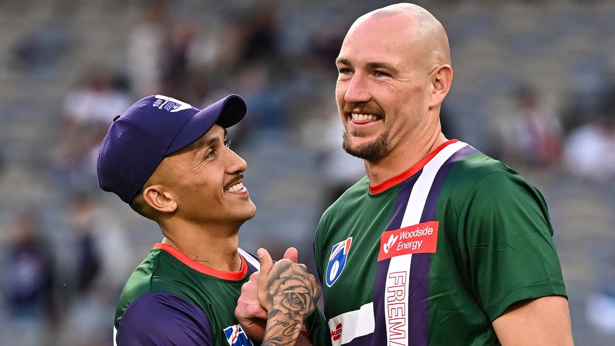 Fremantle Dockers coach Justin Longmuir says Brennan Cox could yet return to face Sydney Swans