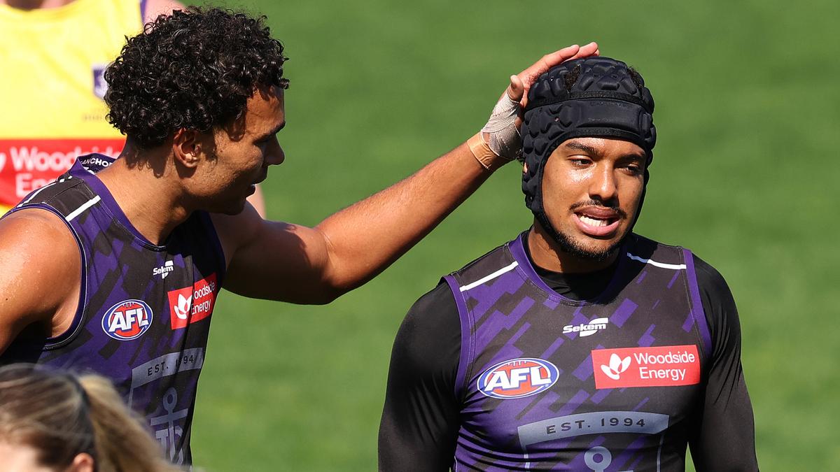 Fremantle Dockers defenders Brennan Cox and Brandon Walker tick another box ahead of prelim
