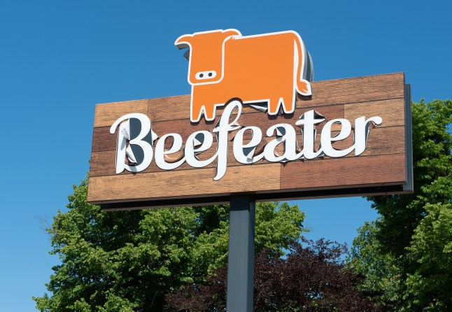Full list of all Beefeater restaurants shutting today