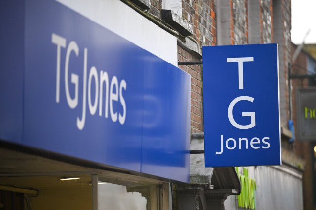 Full list of all TG Jones stores shutting this month as 150 closures planned