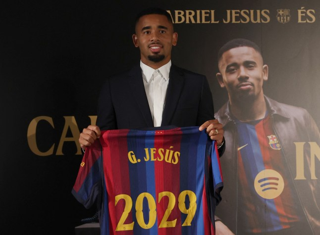 Gabriel Jesus explains why he’s taken pay cut to leave Arsenal for Barcelona