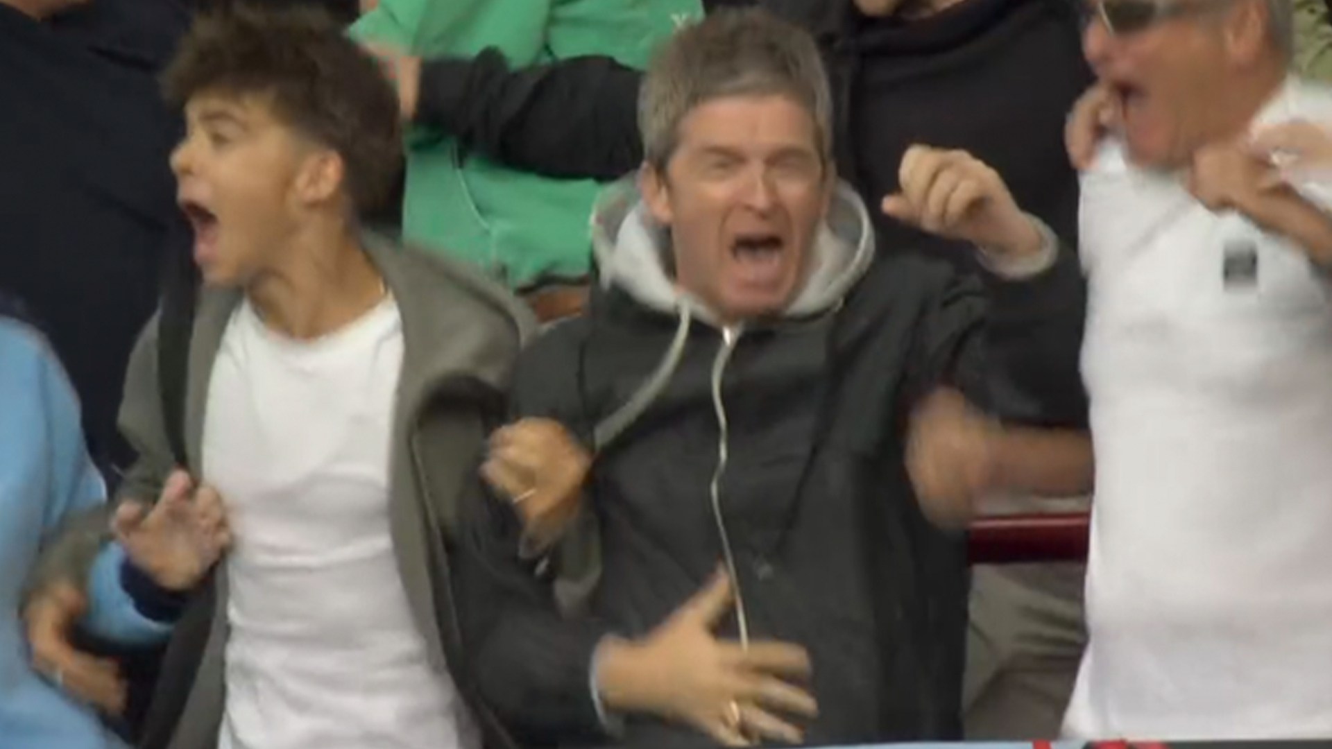 Gary Neville trolls Noel Gallagher live on Sky Sports in Manchester derby… but made to eat his words within minutes