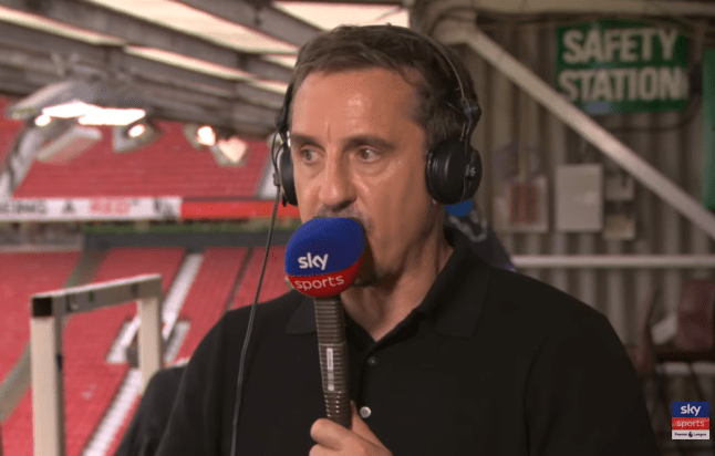 Gary Neville urges Mikel Arteta to drop £34m Arsenal star for Chelsea clash