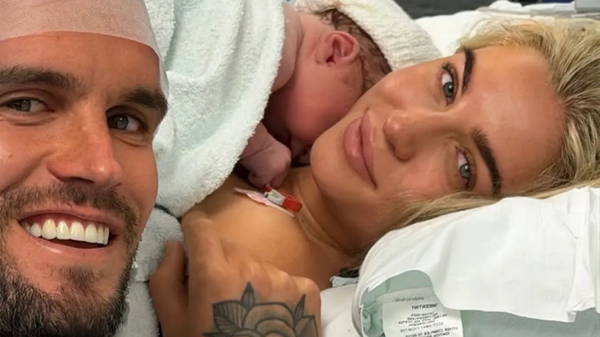 Geordie Shore’s Gaz reveals newborn baby daughter’s sweet name after girlfriend’s ‘long labour’
