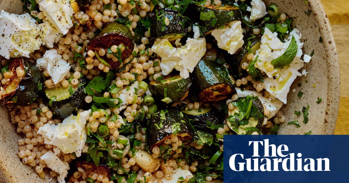 Georgina Hayden’s quick and easy recipe for courgette and preserved lemon herby giant couscous | Quick and easy