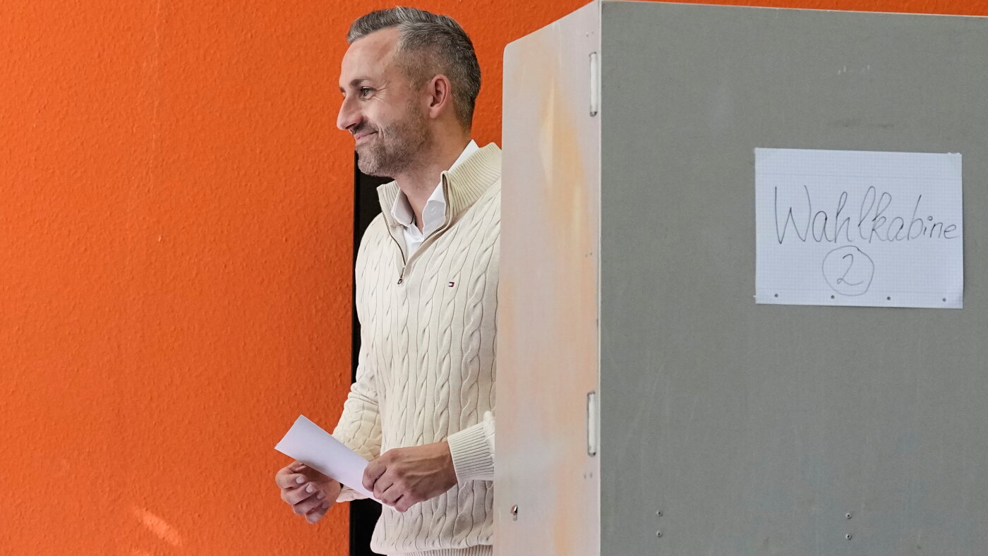 German exit polls suggest far-right party has big lead in regional election