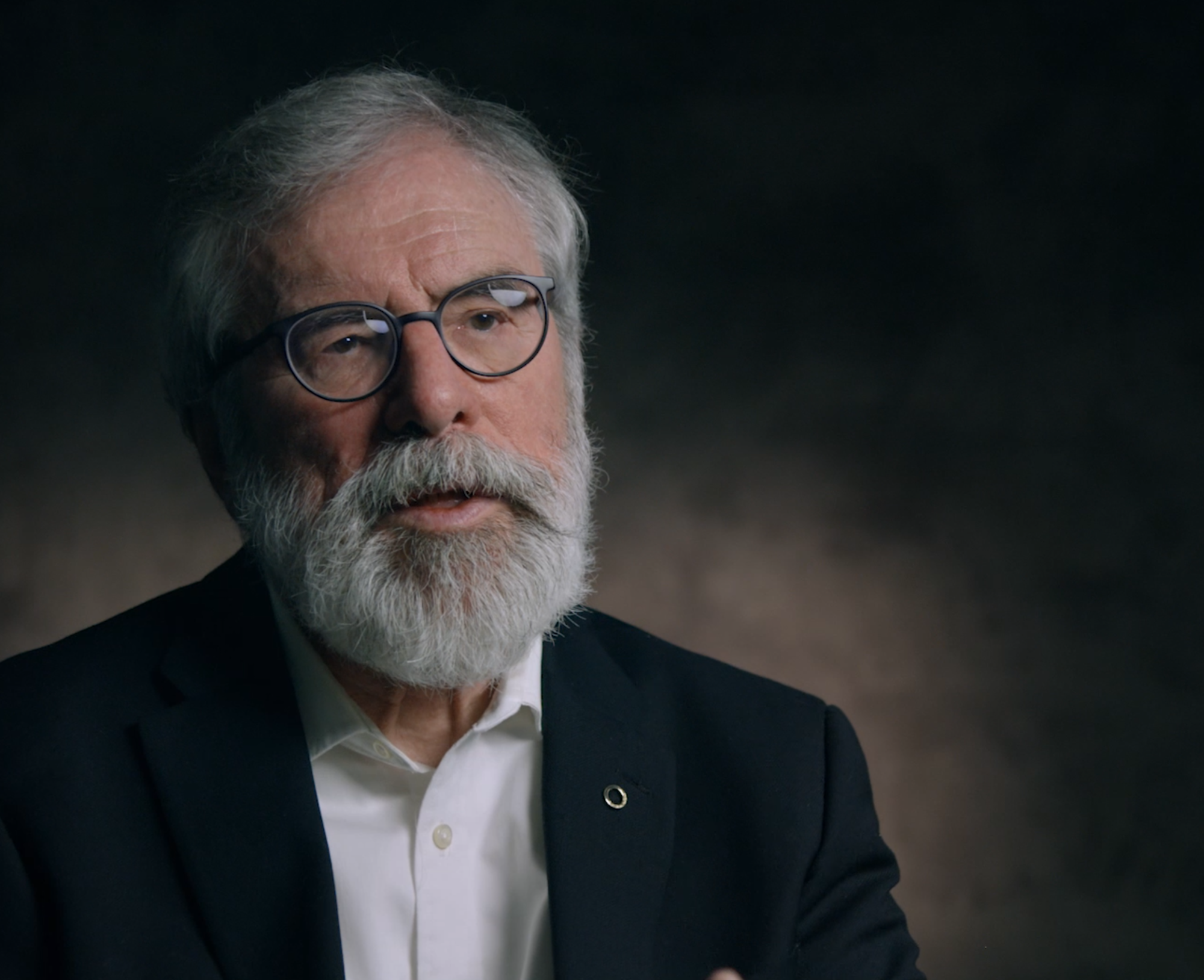 Gerry Adams says Trump’s support for Irish reunification is ‘welcome’