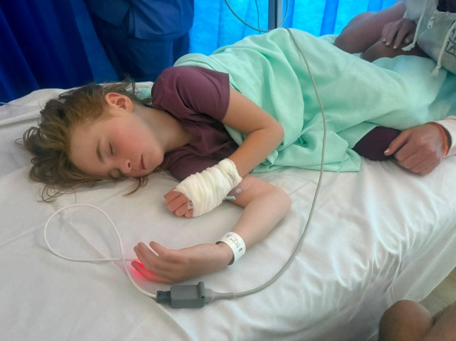 Girl, 8, hospitalised with infection after swallowing sea water on family trip