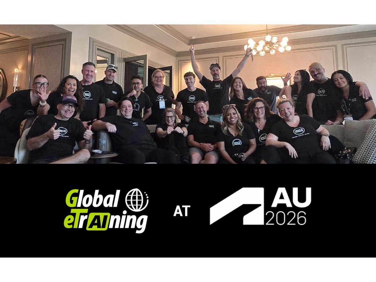 Global eTraining Heads to Autodesk University 2026 to Showcase AI-Powered Digital Adoption at Scale