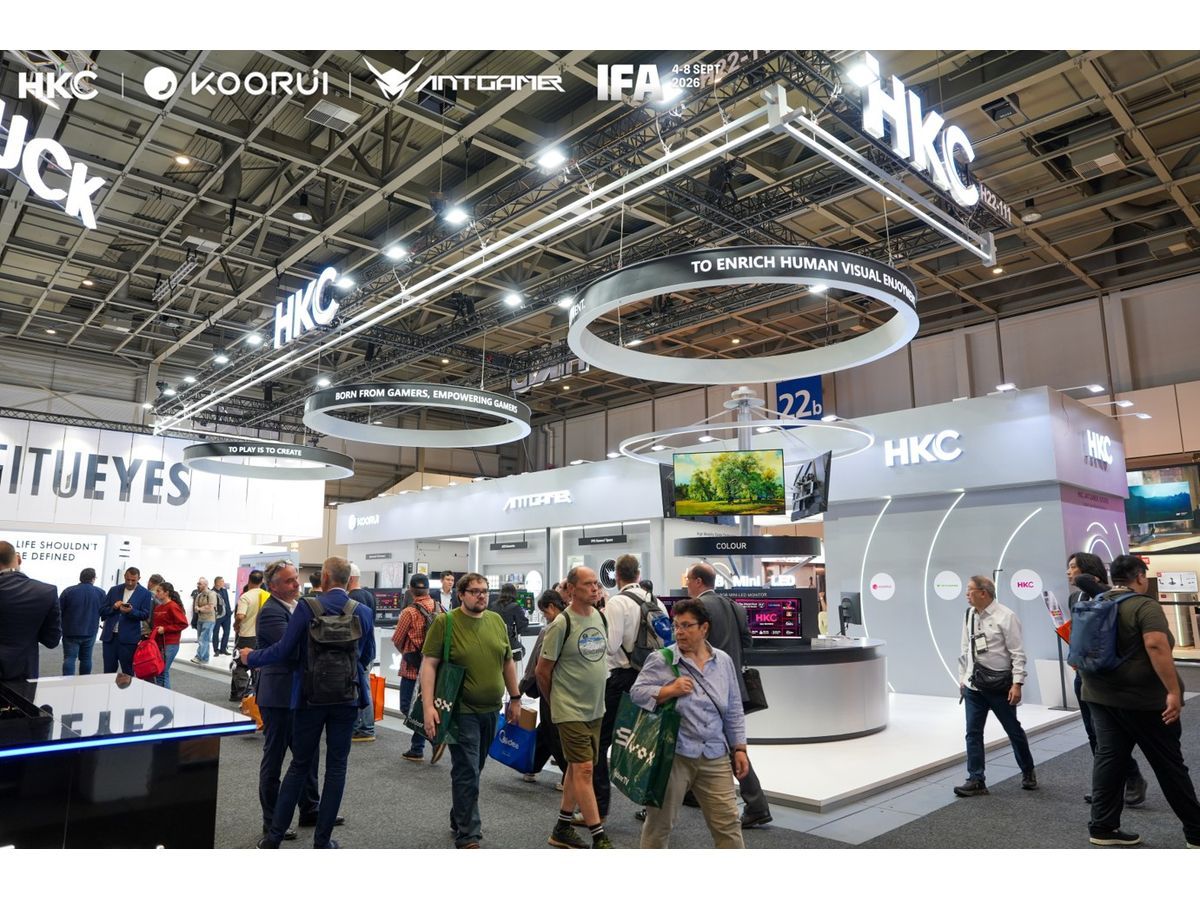 HKC, KOORUI and ANTGAMER Earn Five Honors for Display Innovation at IFA 2026