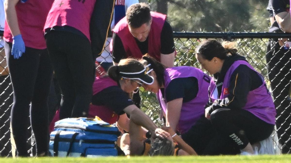 Hawthorn win soured by skipper's sickening leg injury