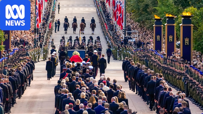 Heads of state and royal families bid farewell to King Harald V
