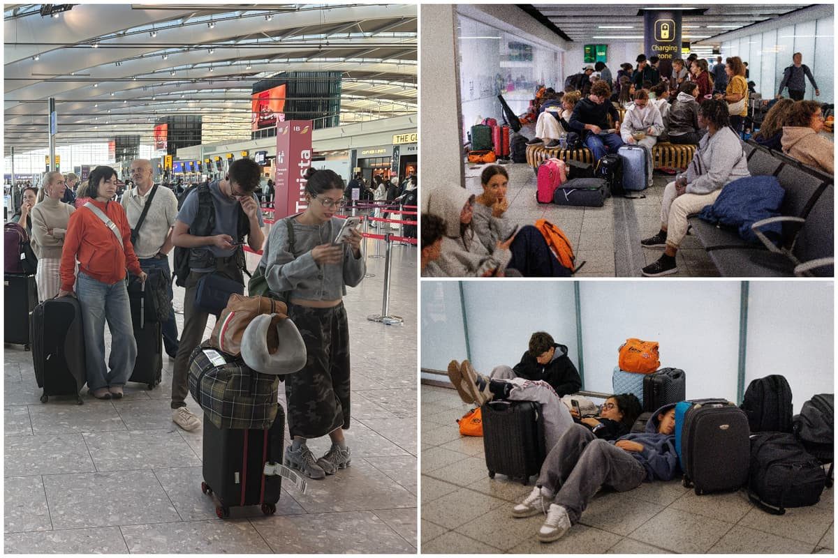 Heathrow and Gatwick delays LIVE: Fury as passengers hit by flight chaos 'unlikely to get compensation'