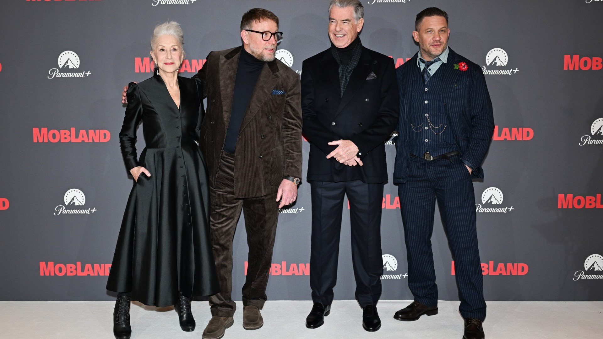 Helen Mirren reveals why she defended MobLand co-star Tom Hardy after onset row saw him axed then bought back on show