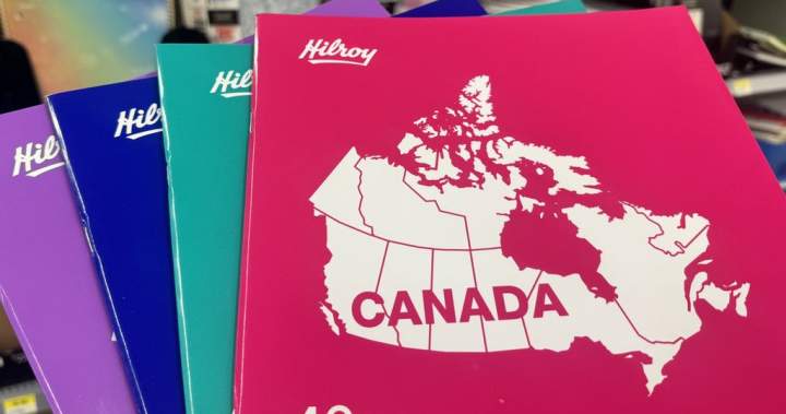 Hilroy says sorry for leaving Newfoundland, Cape Breton off notebooks’ Canadian map