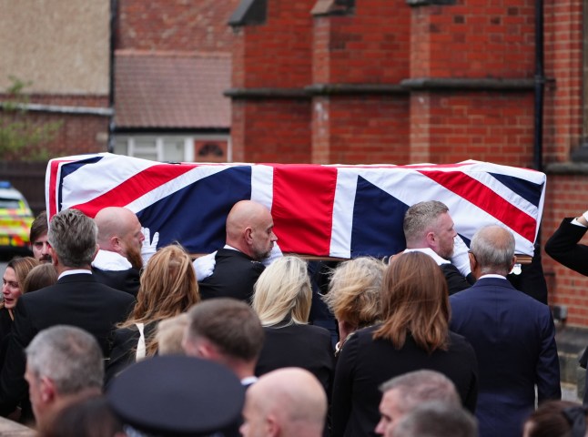 Hundreds of officers give PC Matthew Blades killed in A66 crash guard of honour