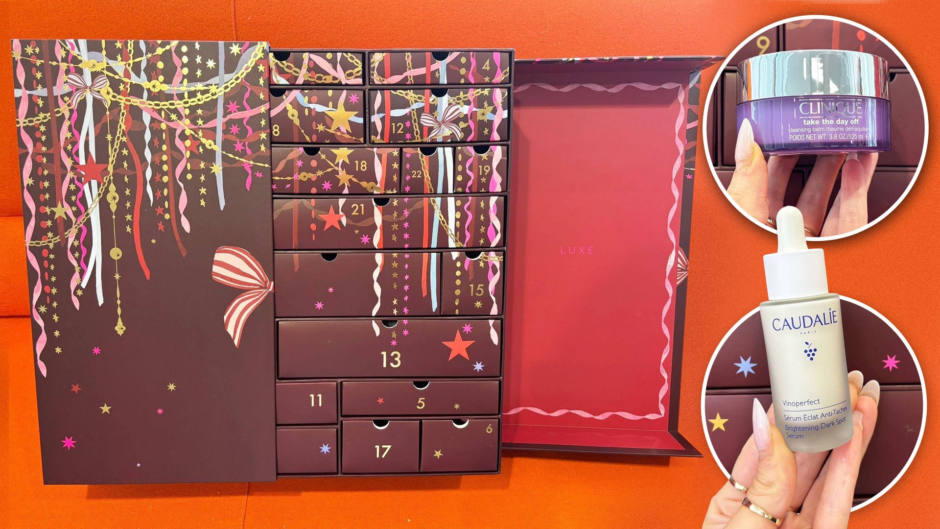 I can’t fault Boots £150 Advent calendar – it’s filled with £709 worth of beauty must-haves from Caudalie & Color Wow