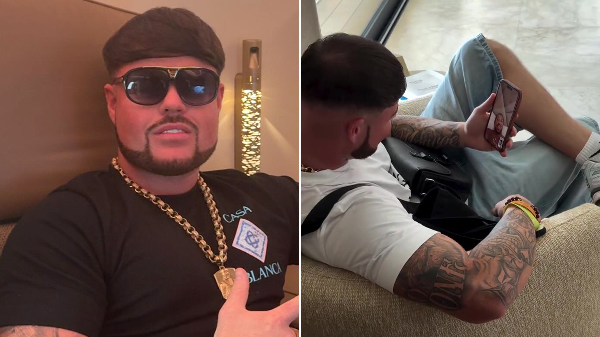 Ibiza Final Boss ready to take Anthony Joshua to party island if he beats Tyson Fury… after striking up shock friendship
