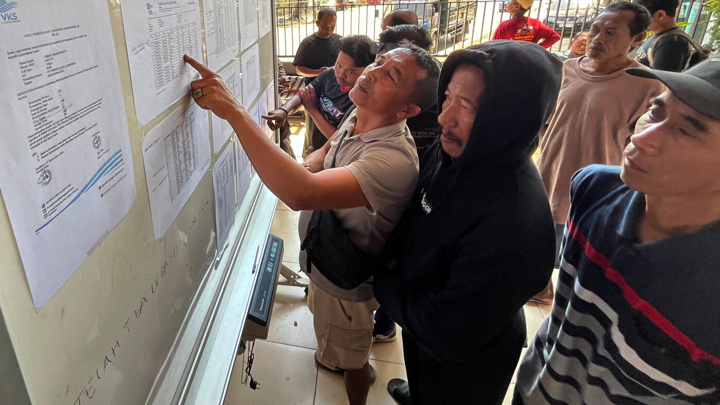 Indonesia searches for 129 people missing after ferry capsizes