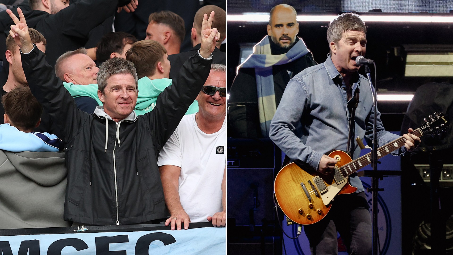 Inside Oasis star Noel Gallagher’s love affair with football, from Man City party to Wonderwall becoming England anthem