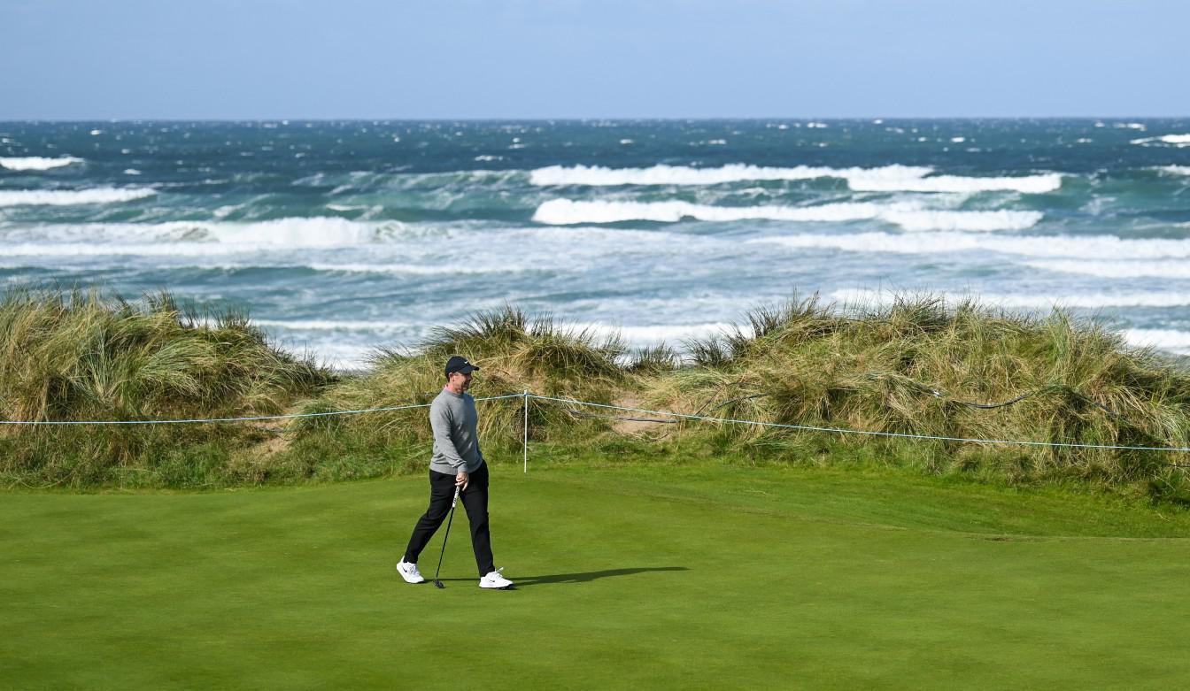 Irish Open play may pause for Donald Trump's arrival in Doonbeg