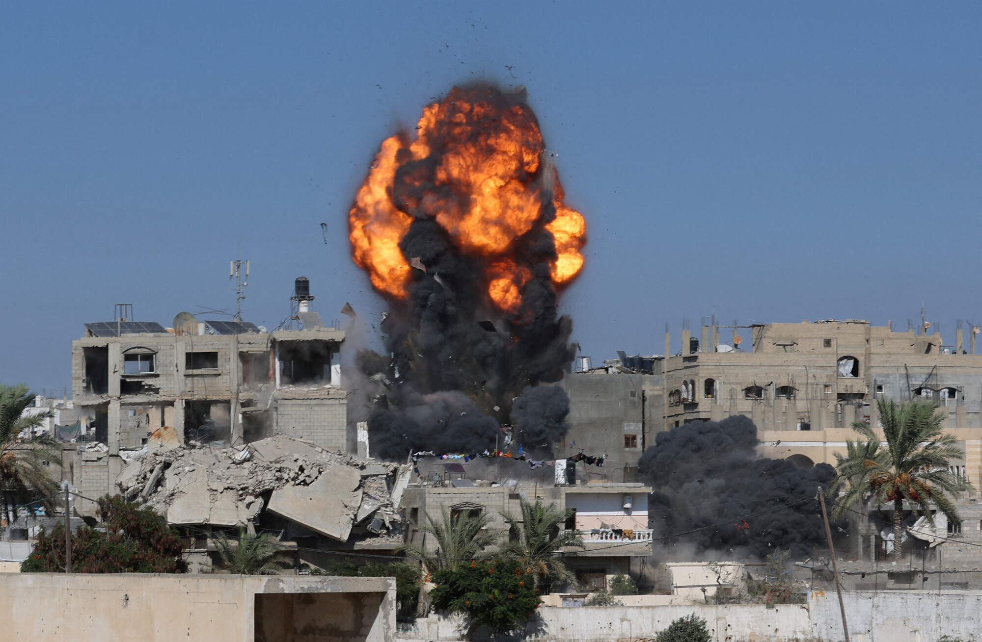 Israeli strike kills parents and two children in Gaza, medics say