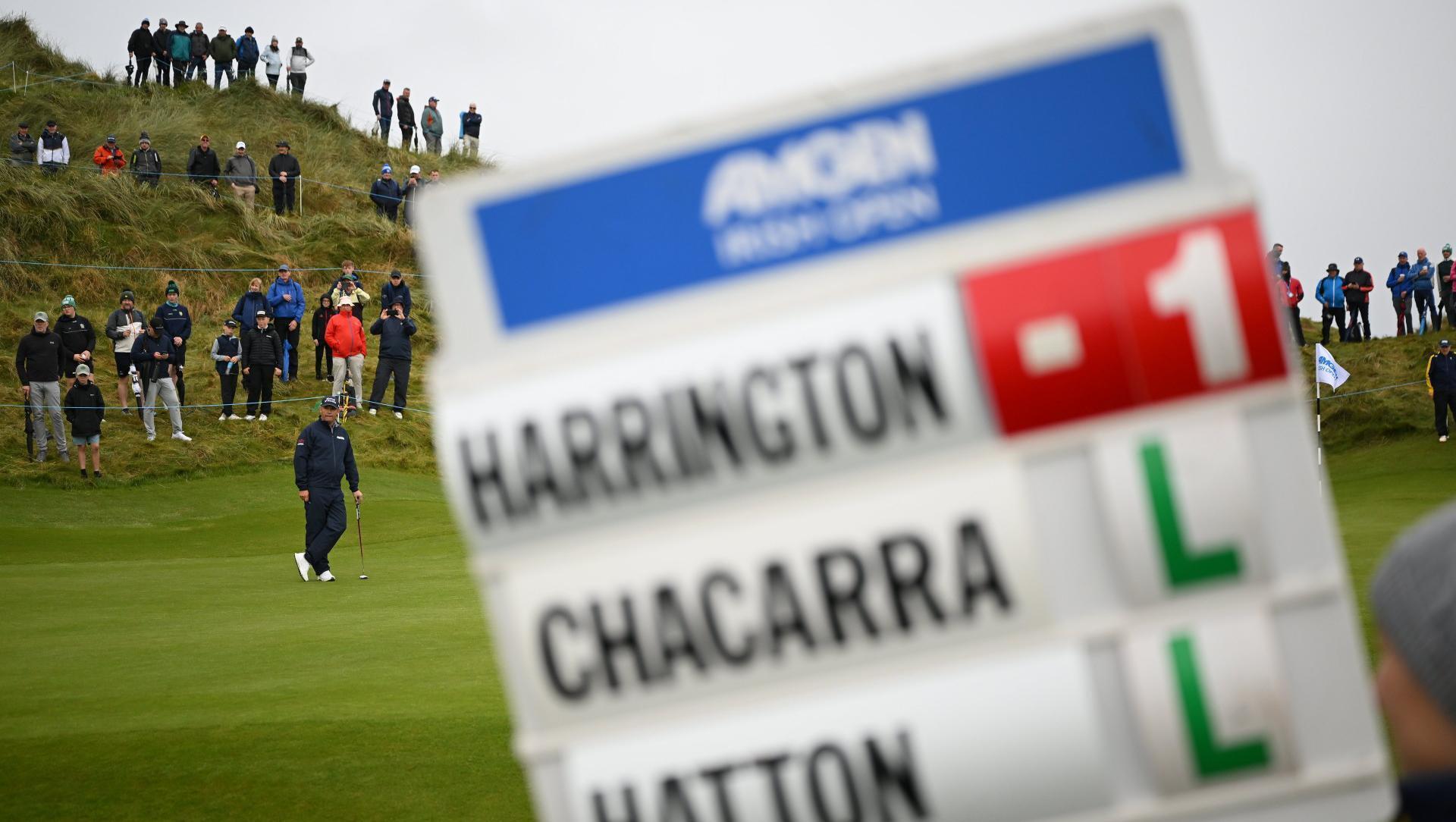Joaquin Niemann goes lowest after windy start to Irish Open in Doonbeg