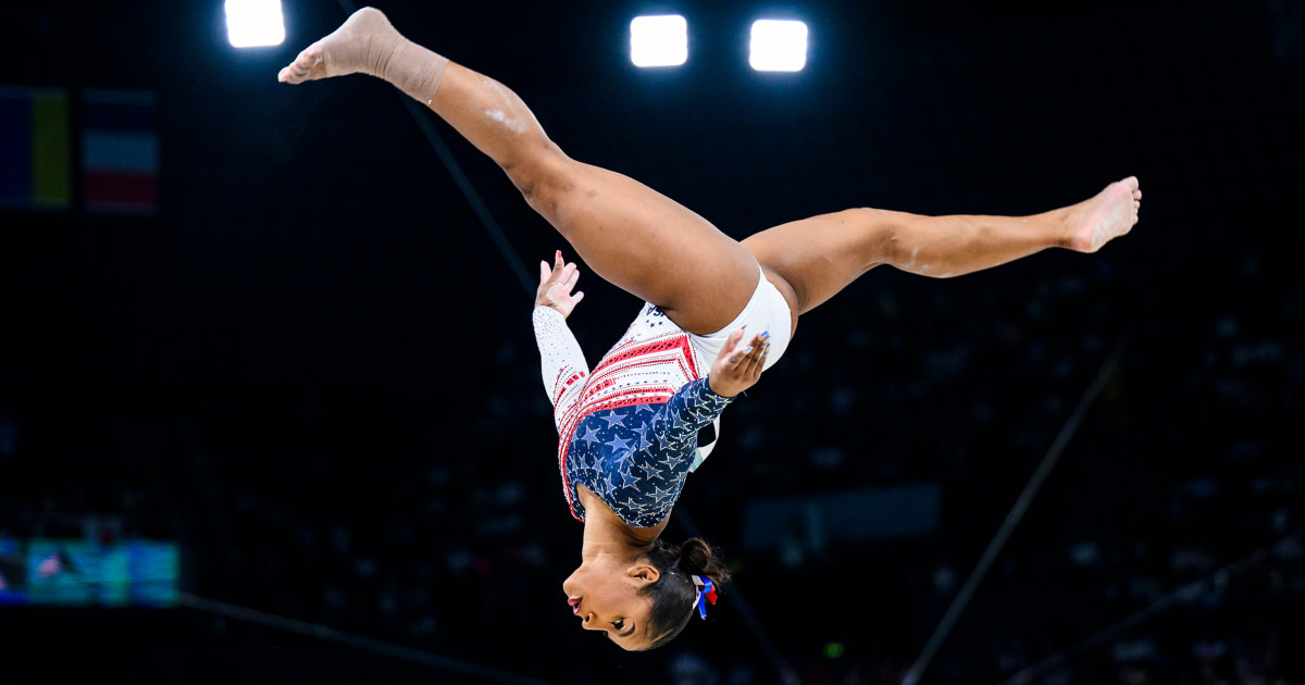 Jordan Chiles gets assist from Michael Jordan to announce run for 2028 Games in L.A.