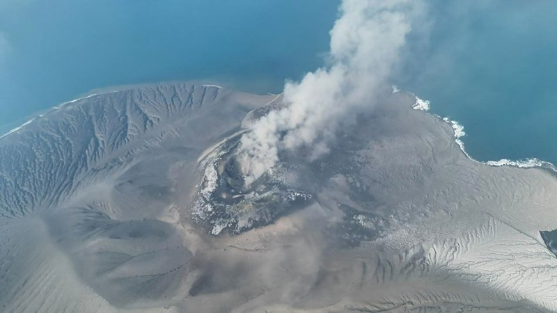 Journalists and boat crew missing near erupting Indonesian volcano