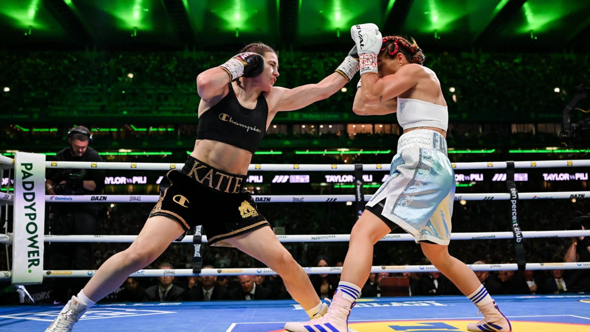 Katie Taylor seals emotional victory in farewell fight as Irish legend delights home crowd at Croke Park