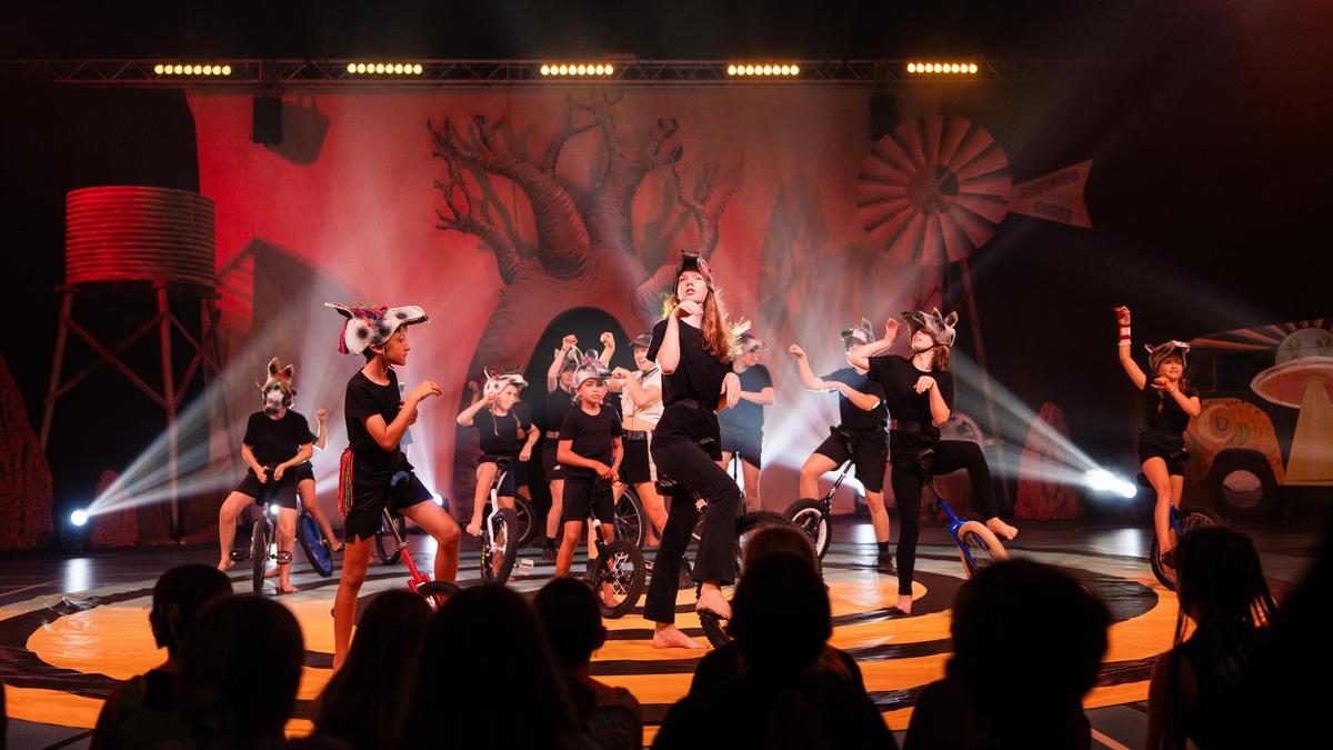 Kids take over the stage in Sandfly Circus’ When You’re Older… show in Broome