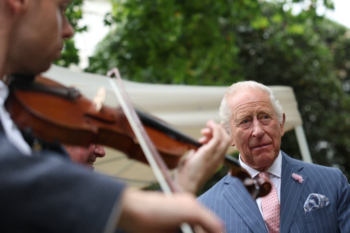 King makes first appearance at official event since Sussexes returned to UK