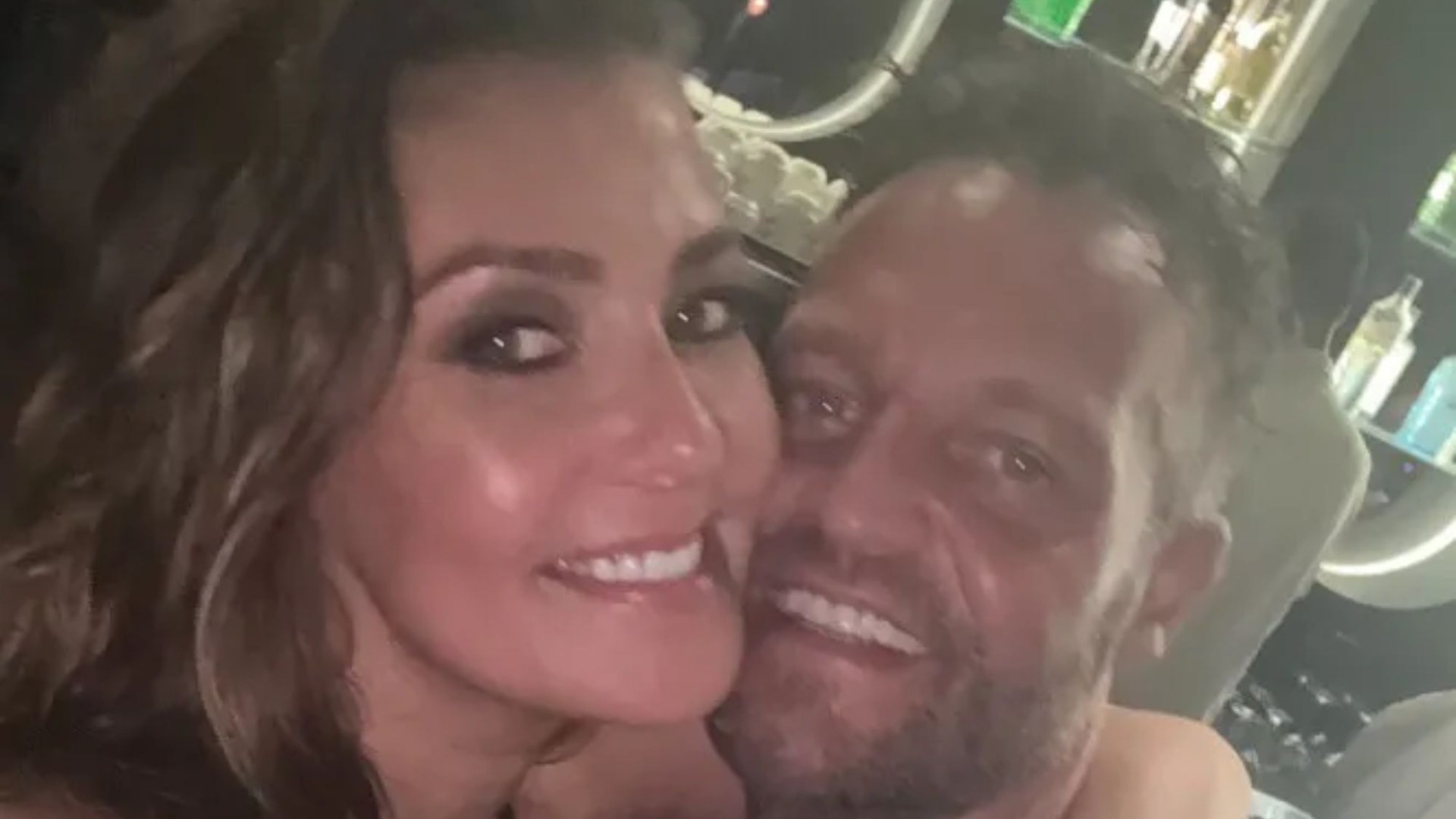 Kym Marsh shows off HUGE diamond ring as she celebrates one year anniversary after getting engaged for the fourth time