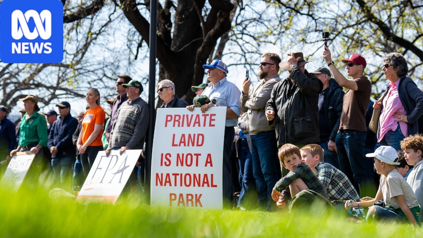 Land-clearing investigations to be reviewed after Hobart farmer protest