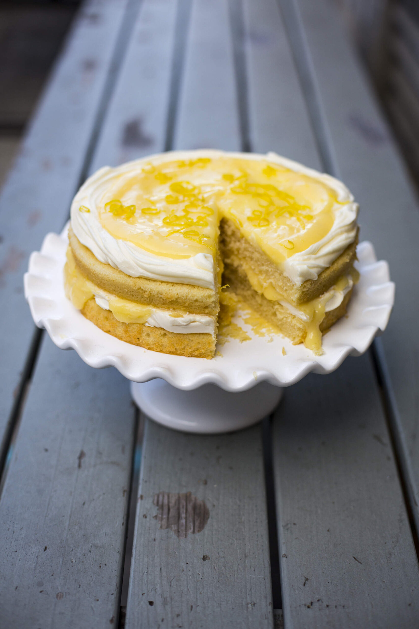 Lemon Curd Cake