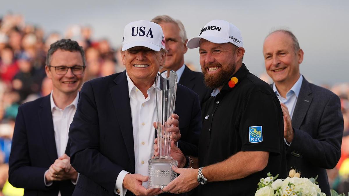 Lowry delights home fans - and Trump - with Irish win