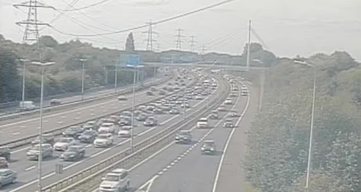 M60 lanes closed after ‘multi-vehicle crash’ with two mile queues and drivers warned of 45 minute delays