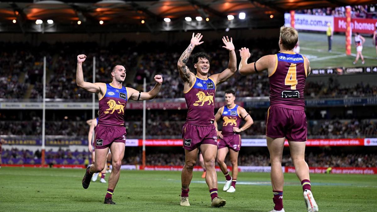 Magnificent seven minutes boost Lions into AFL prelim