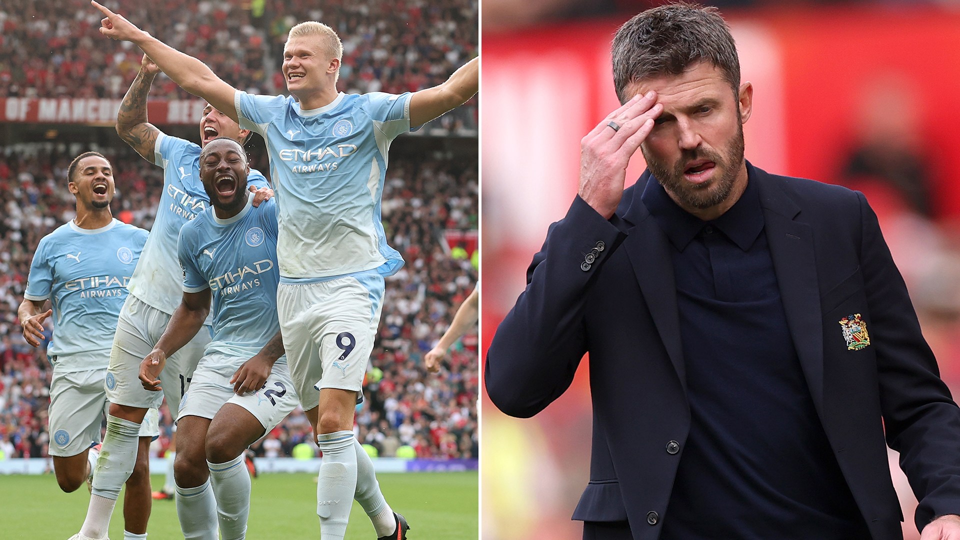 Man Utd 0 Man City 1: Erling Haaland’s hugely controversial winner the difference after Foden sent off for lashing out